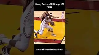 Jimmy Buckets Mid Range 101 Part 2 #middy #midrange #buckets #jimmybutler 💯🏀 #shorts