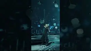 Cloud Victory Pose in HD Final Fantasy VII Rebirth PS5