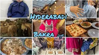A late Bakri Eid vlog🐐♥️|| Made quick Double ka meetha😋 #eidmubarak #hyderabad #bakrieid #cafe