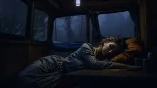 Relaxing Rain Sounds in a Car by the Lake 🌧️ Deep Sleep & Stress Relief