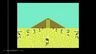 Aztec Challenge - Classic Action Game C64 Gameplay 50 FPS