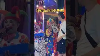 Badut di suapin koran #funny #lucu #trending #shorts
