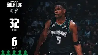 Anthony Edwards Scores 32 POINTS Against Spurs | 11.30.25