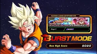 HOW TO GET 8000 BURST MODE SCORE USING GOKU'S FAMILY: SS4 GOKU (DAIMA) EVENT: DBZ DOKKAN BATTLE