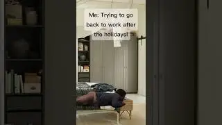 Trying to go to work after the holidays! #funny #shorts
