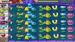 Plants Vs Zombies | Survival Night | Plants Vs All Zombies Full HD Gameplay 1080p 60fps