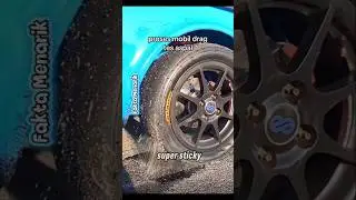 the drag race track is very sticky like glue!!