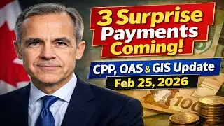 3 Surprise Payments Coming 25th February 2026 &mdash; CPP, OAS & GIS Update for Seniors!