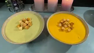 جوج انواع الشوربات العالمية بالخضر صحية ولذيدة غادين يرجعو معتمدين عندك 😋😋