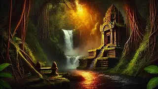Ancient Temple in the Jungle &ndash; Mystical Waterfall