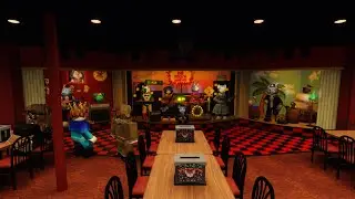 ROBLOX Cyber & The Rockin' Misfits - Conrad's Fried Chicken - Cyber’s Pizza & Chicken Zone Paradise 