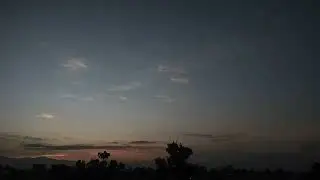 Timelapse del amanecer de hoy domingo, J&uacute;piter y Venus, Sirius, rayos solares, nubes, bonito pues.