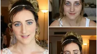 Karina's wedding makeup
