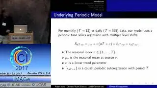 Robert Lund - Climate Data Homogenization: Informatics and the Changepoint Problem