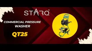QPT QT25 SEMI COMMERCIAL PRESSURE WASHER 3000 WATTS 300 BAR