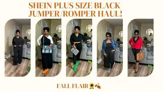 SHEIN Plus Size Jumper/Romper Try-On Haul with a Twist🍁