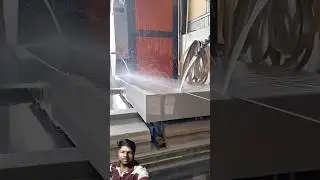 Amazing Stone cutting process by water pressure 💪 #construction #interiordesign #satisfying