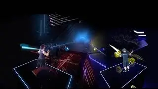 An epic BEAT SABER mixed reality collaboration! 4 Player - 1 Song! For freedom and peace!