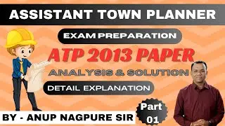 PYQ ATP 2013 I PART 1 I ASSISTANT TOWN PLANNER 2024-25 PREPARATION atp #education #motivation #mpsc