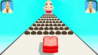 Pancake Run Sandwich Runner, Lip Runner Gameplay NEW UPDATE! Trailer 1TG19RI