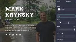 Demo of Carrd.co Website Page Builder