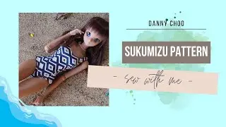 Sewing Danny Choo's swimsuit for Smartdolls | FREE PATTERN | doll clothes