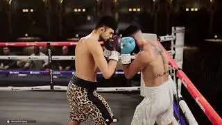 Undisputed gyaku Aadam Hamed beats up Jono Carroll