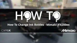 How To Change Ink Bottles - Mimaki JFX200ex Printer