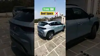 Fronx Cng Boot space | Fronx Delta Cng boot Space 2024 | Nishant Kataria #shorts