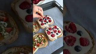 Sweet & Savory Breakfast Idea: Viral Custard Toast & Egg Toast😍 #healthybreakfast #breakfast