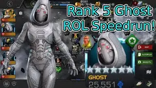 6 Star Maxed Out Ghost Realm Of Legends Speedrun! Sooo Fast! | Marvel Contest Of Champions