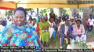 HAPA HAITAJI STRESS.Pst Salina in kapsowar house warming