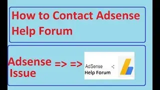 How to contact adsense help forum in tamil