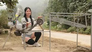 The Mason’s Helper Could Not Believe the Machine the Girl Built with #diy