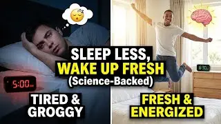 How to Sleep LESS hours and wake up FRESH
