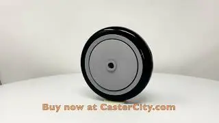 5&Prime; Black Poly on Polyolefin Wheel &ndash; Precision Bearing