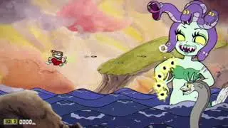 カラ・マリアと”潮騒ぎ空騒ぎ” ~Cuphead(カップヘッド)~