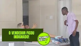 CASAL &Eacute; EXPULSO DA LOJA POR FAZER O TESTE DO COLCH&Atilde;O! | Pegadinhas RedeTV!