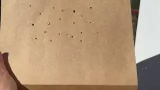 How to see a solar eclipse only with paper