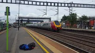Trains at Rugeley Trent Valley WCML + Chase Line 3/7/17