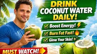 Drink coconut water daily and power your body with pure natural energy 🥥