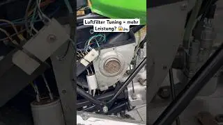 Original vs. Tuning-Luftfilter 😳#moped #simson #simsons51