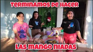 ASÍ NOS QUEDARON LAS MANGO NIADAS EN 24 HORAS LAS COMEREMOS NOS VAMOS PARA EL RIO #familia 