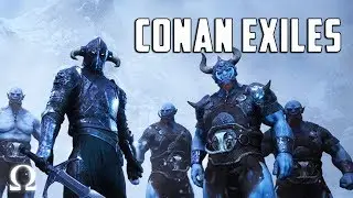 WINTER IS COMING, THE FROZEN NORTH! | Conan Exiles Frozen North Expansion Ft. Friends!