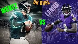 QB DUEL CARSON WENTZ VS LAMAR JACKSON(Missing rings 2k19 eagles)