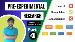 Pre-Experimental Research Design - Concept & Types of Pre-Experimental Research