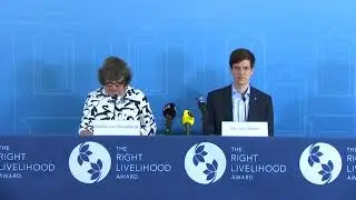 Announcement of the 2019 Right Livelihood Award