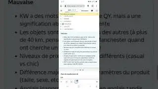 Classer la pertinence des mots cl&eacute;s de l&rsquo;annonceur par rapport &agrave; la requ&ecirc;te de recherche 0.15 $
