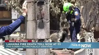 Recovery teams have searched just 40% of fire-ravaged Lahaina as death toll stands at 111