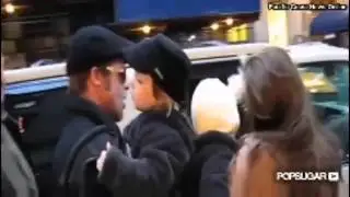 Brad Pitt & Angelina Jolie out with the twins